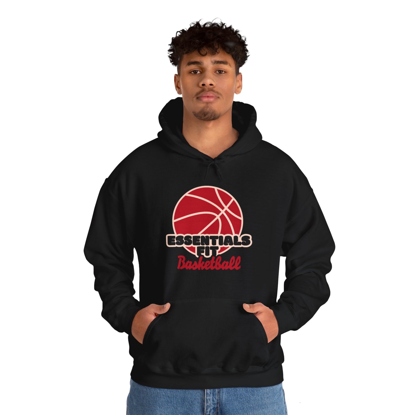 essentials fit basketball hoodie