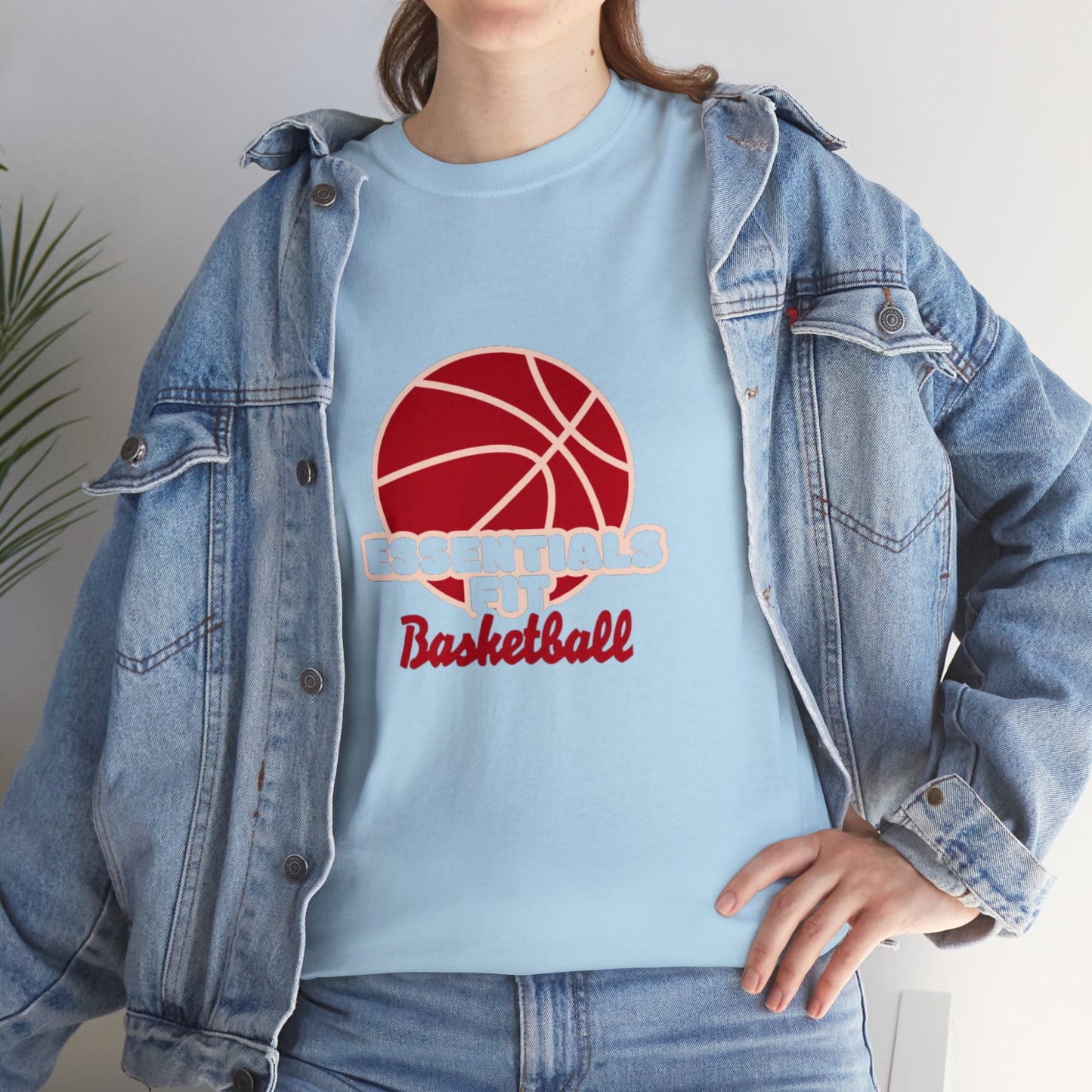 essentials fit basketball tee