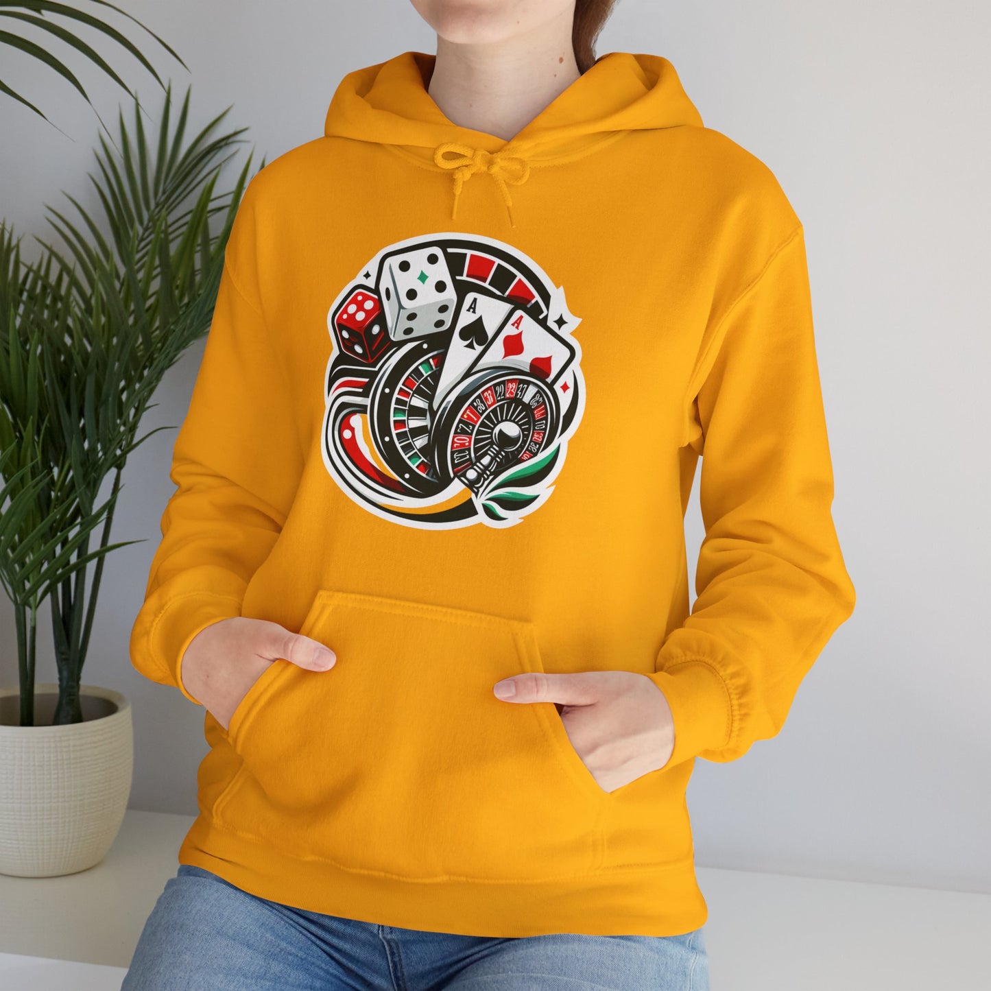 essentials fit gambling hoodie