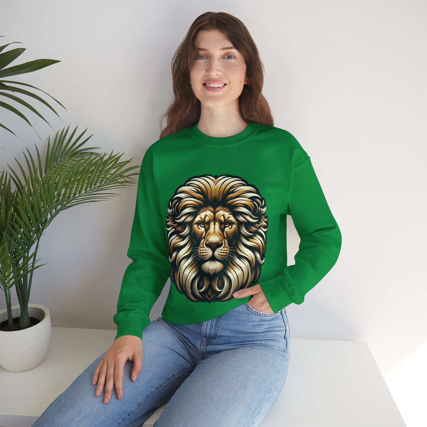 essentials fit lion sweatshirt