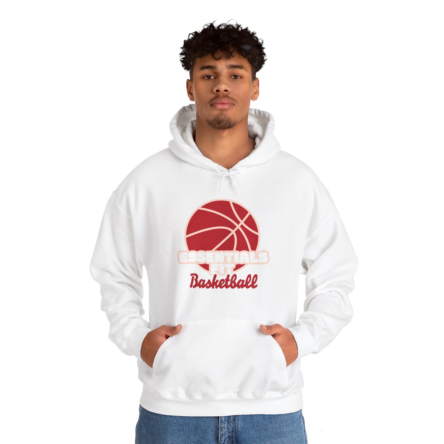 essentials fit basketball hoodie