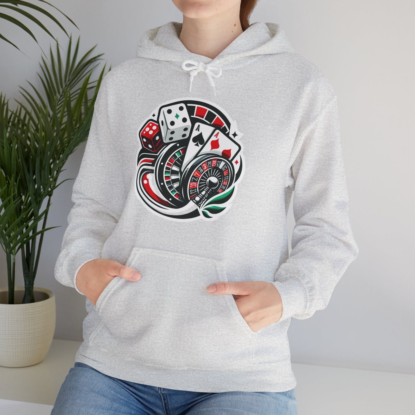 essentials fit gambling hoodie