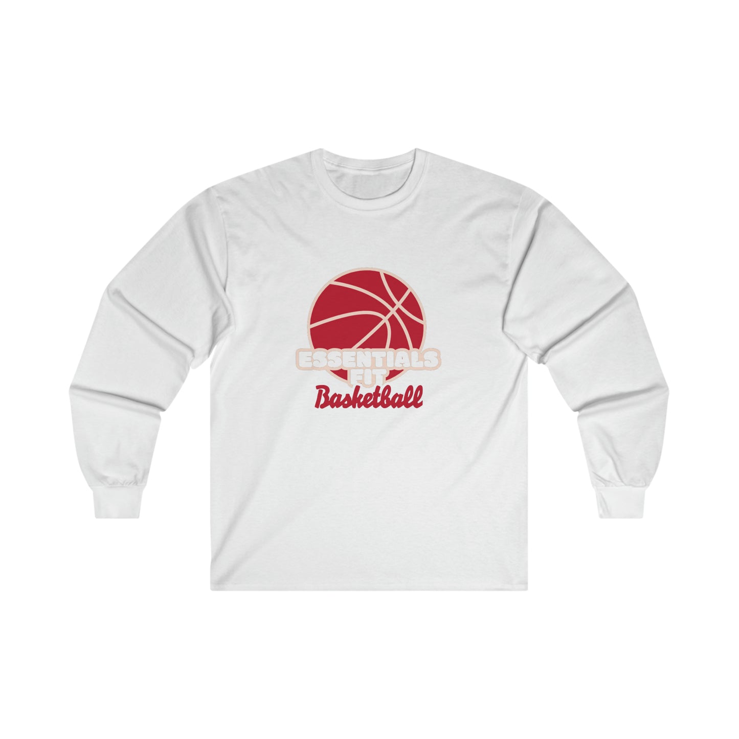 essentials fit basketball long sleeve tee