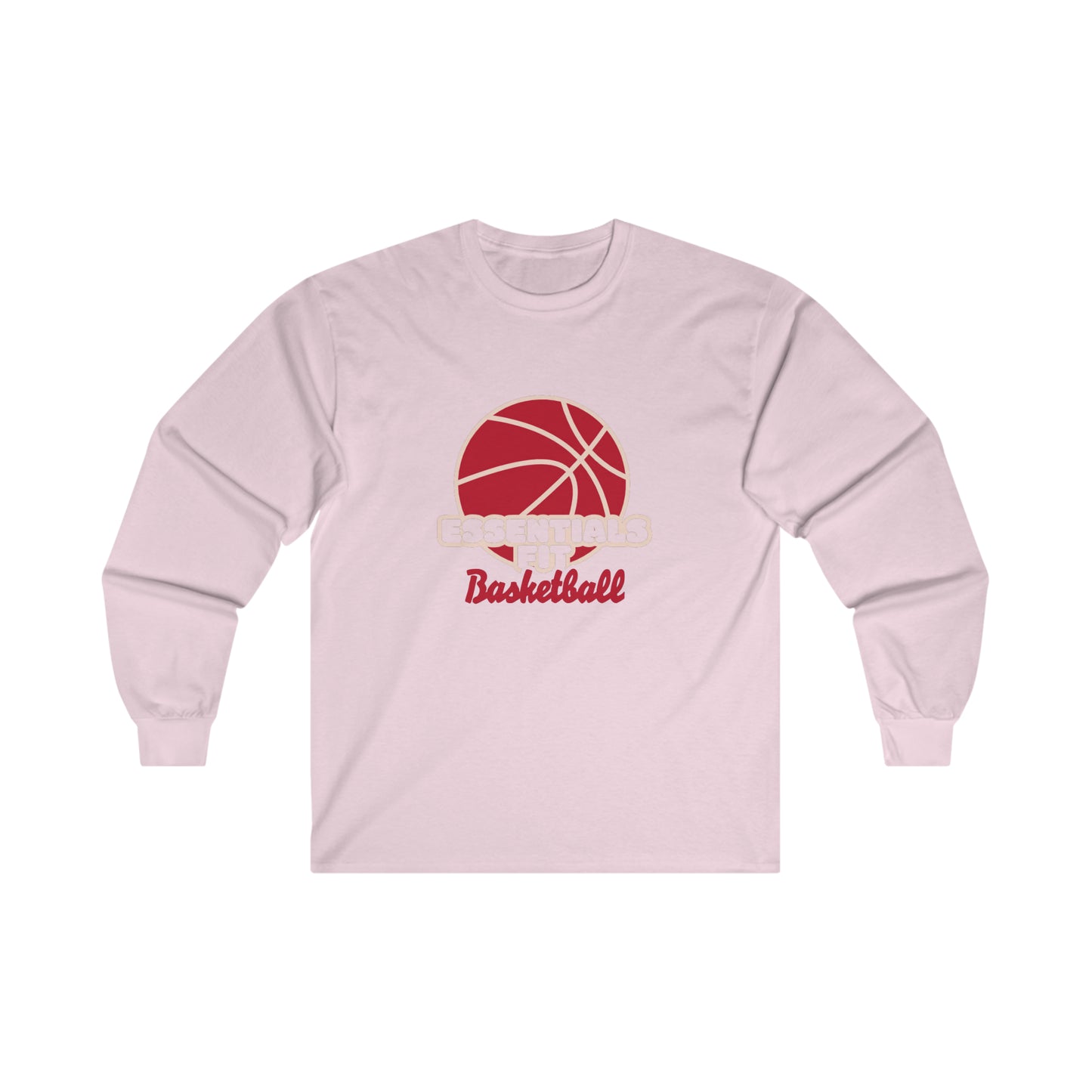 essentials fit basketball long sleeve tee