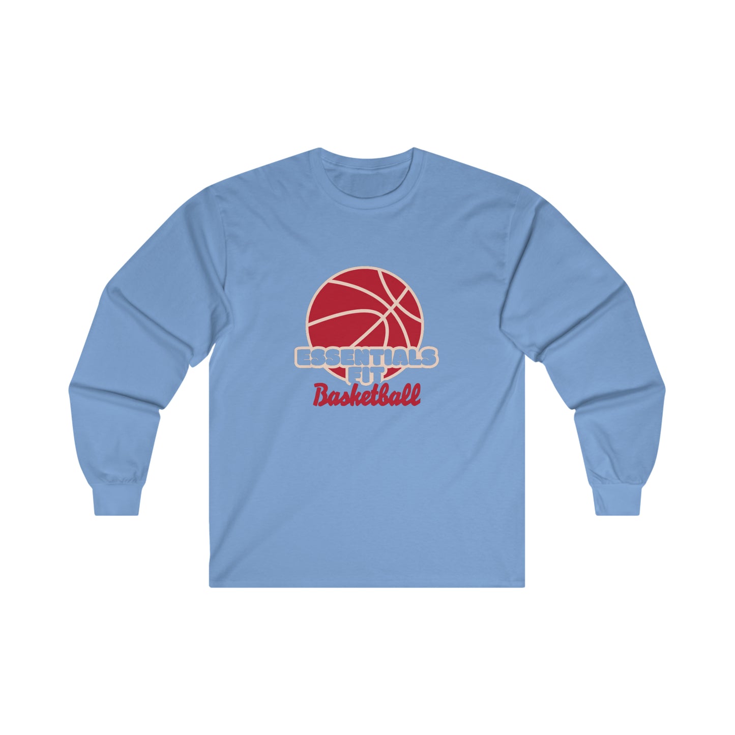 essentials fit basketball long sleeve tee