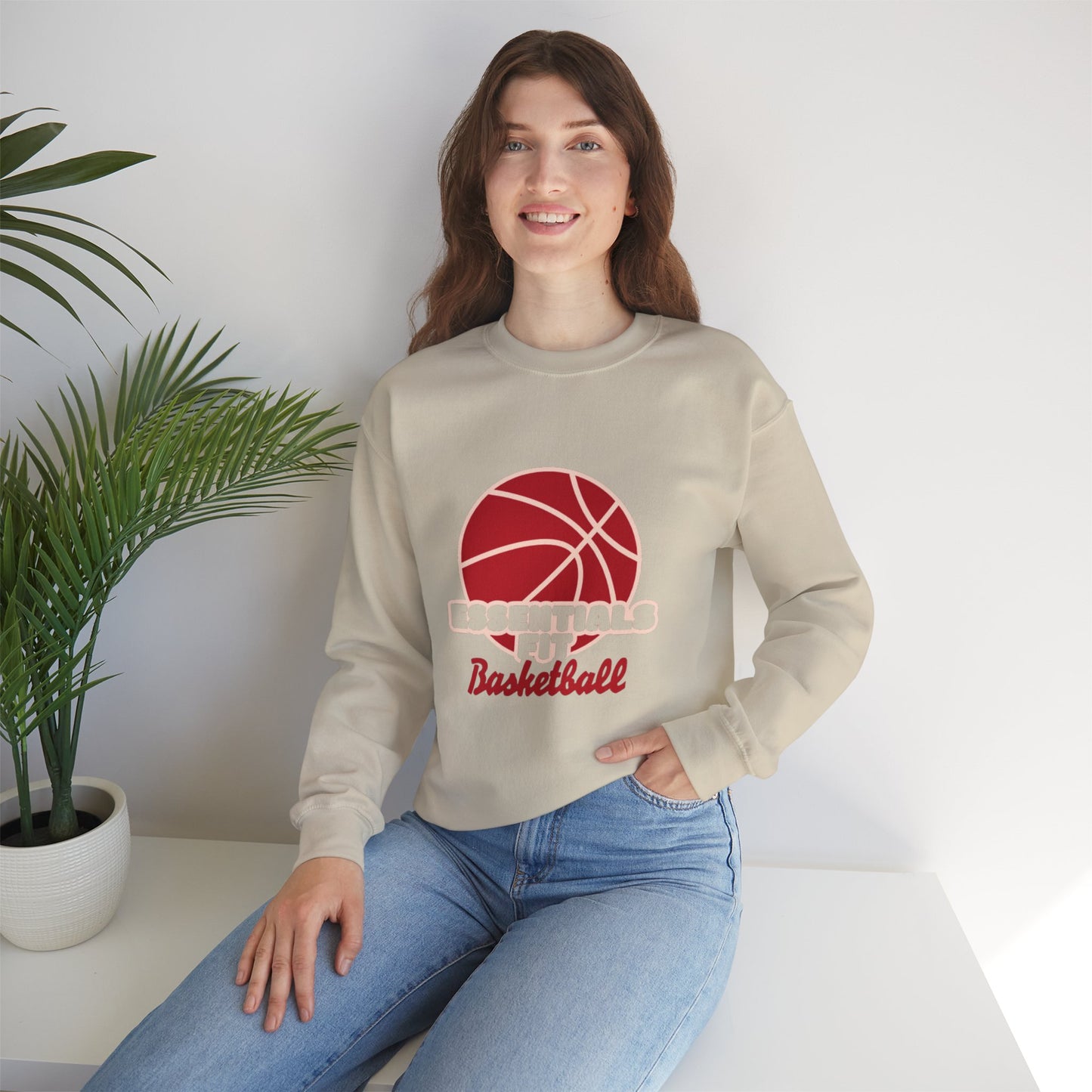 essentials fit basketball sweatshirt