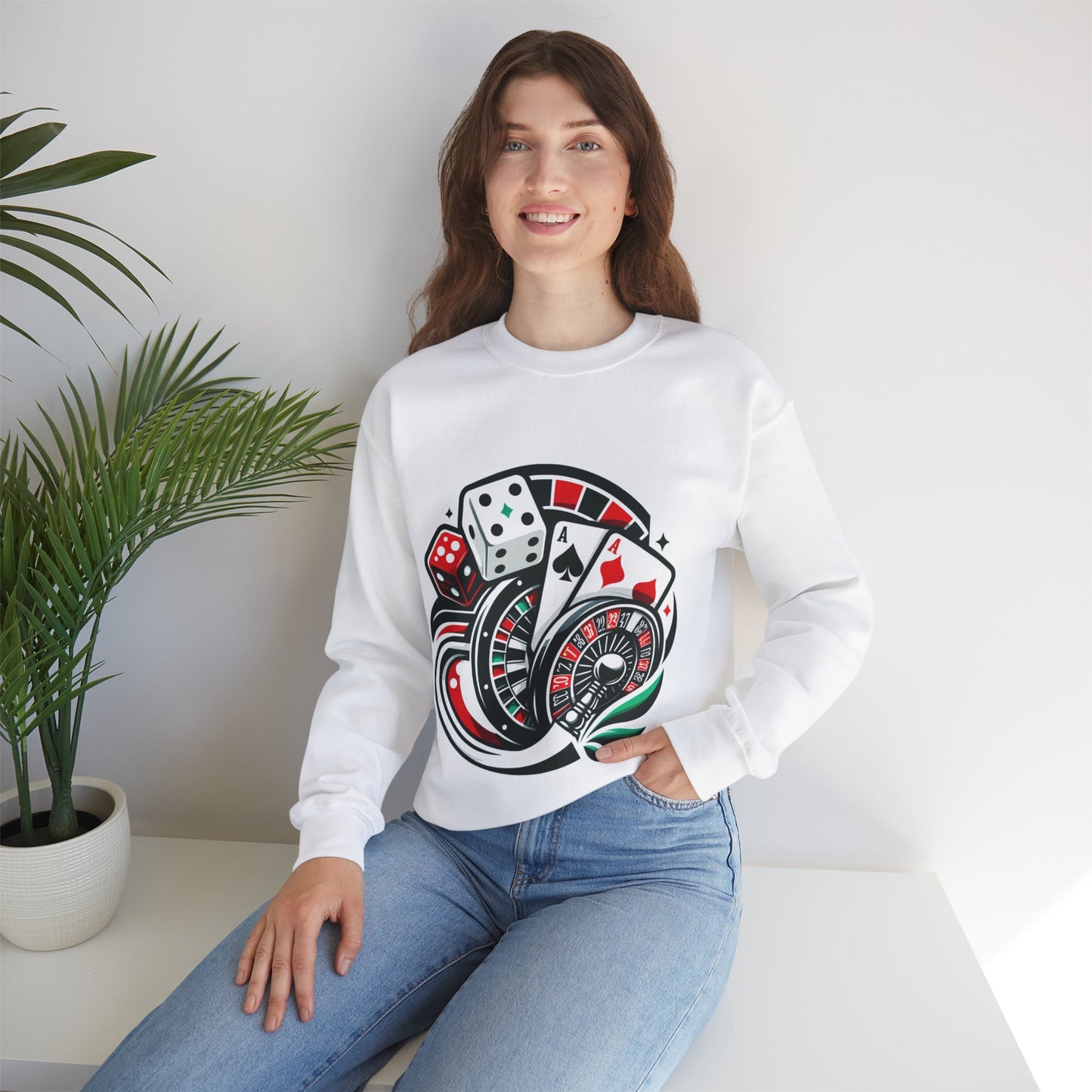 essentials fit gambling sweatshirt