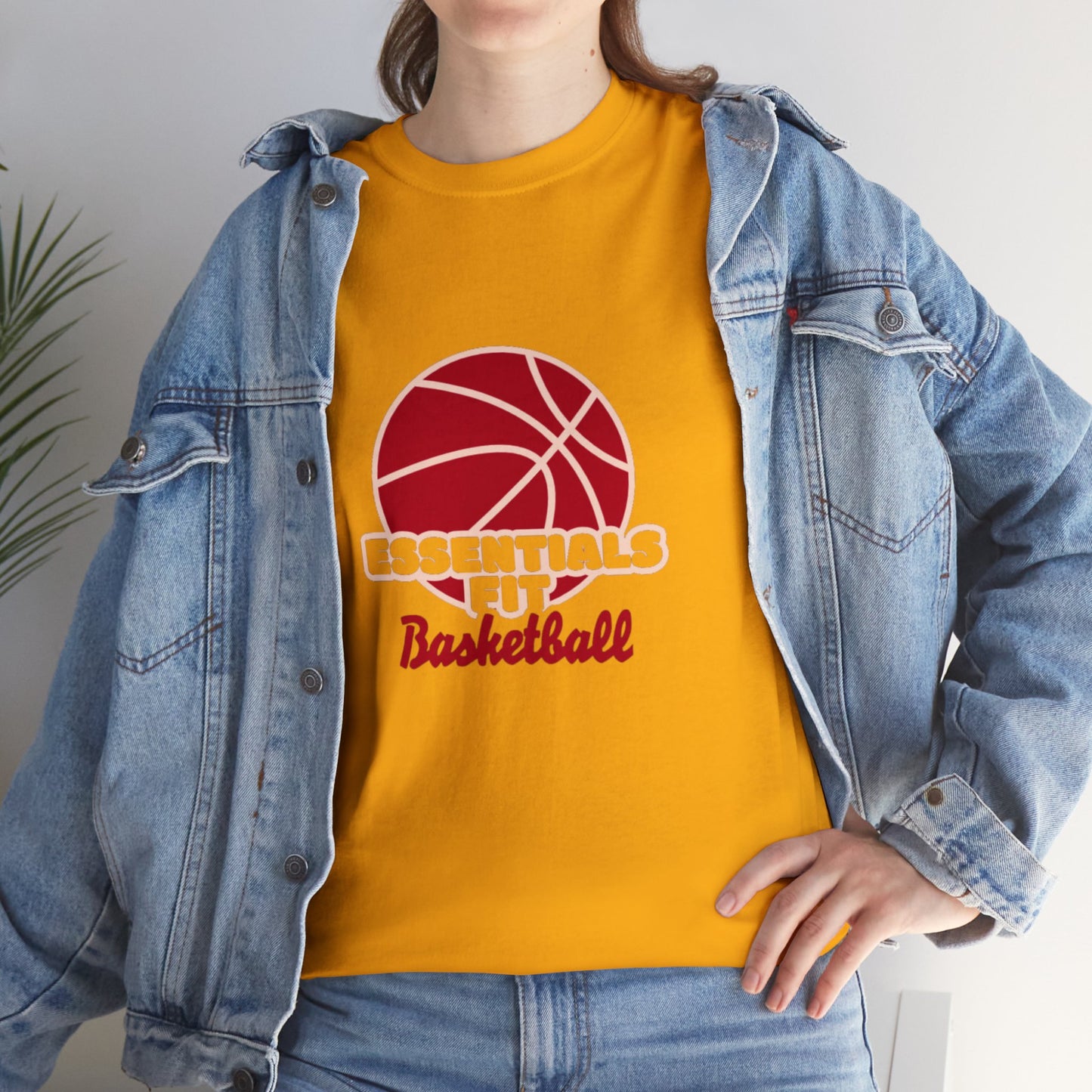 essentials fit basketball tee