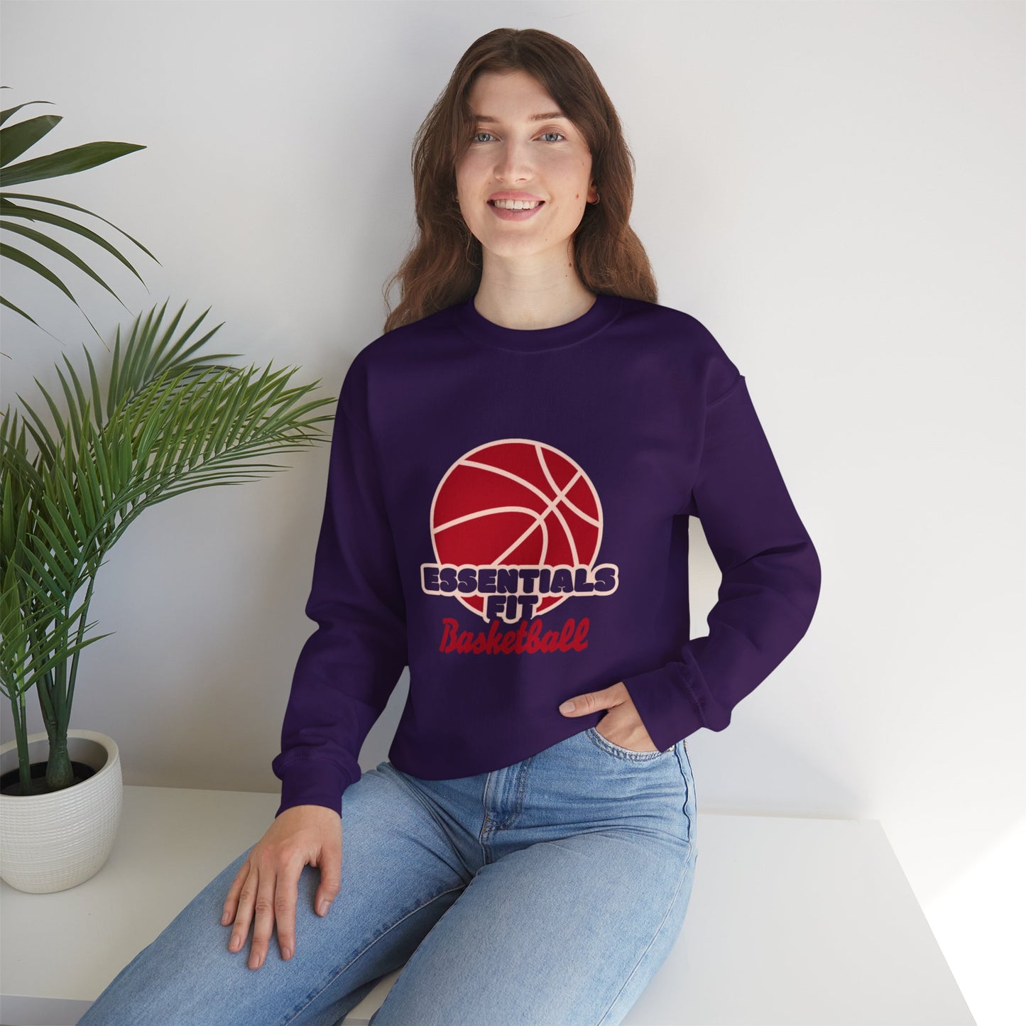 essentials fit basketball sweatshirt