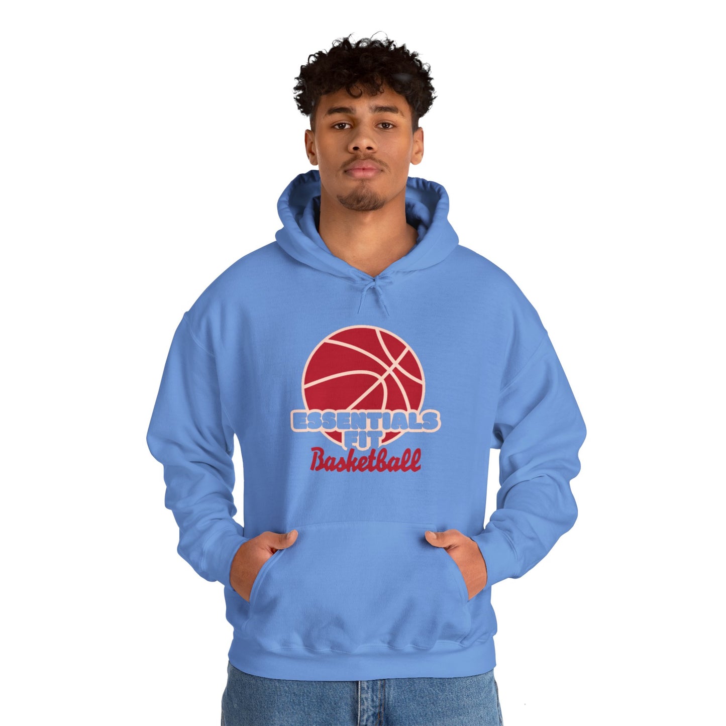 essentials fit basketball hoodie