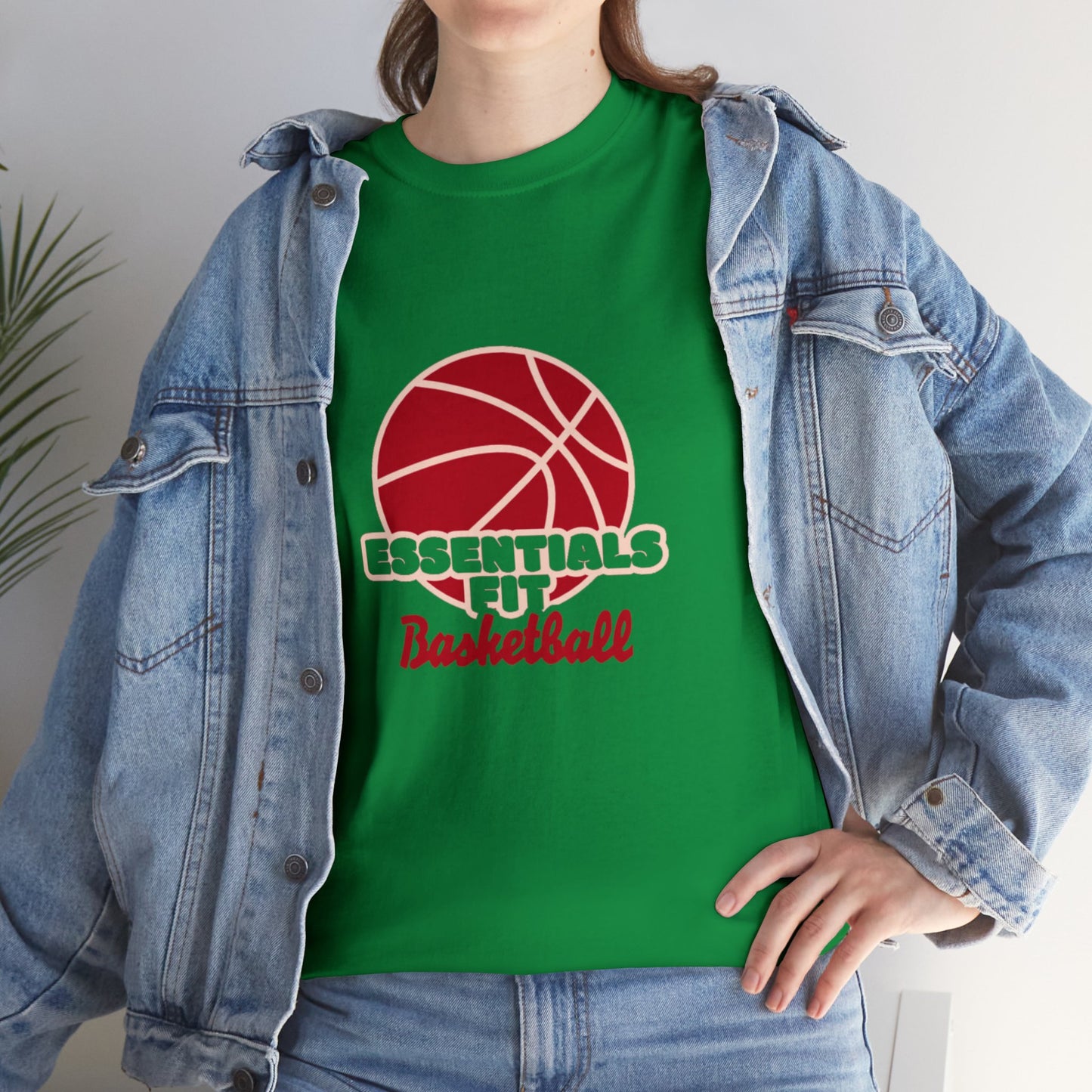 essentials fit basketball tee