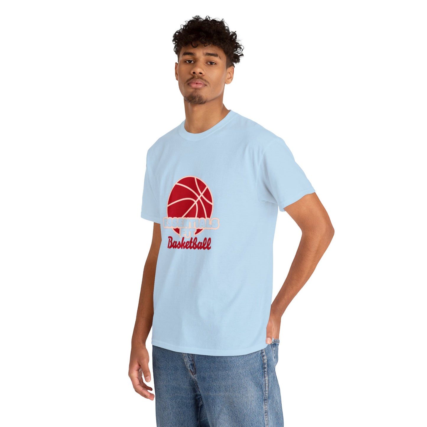 essentials fit basketball tee