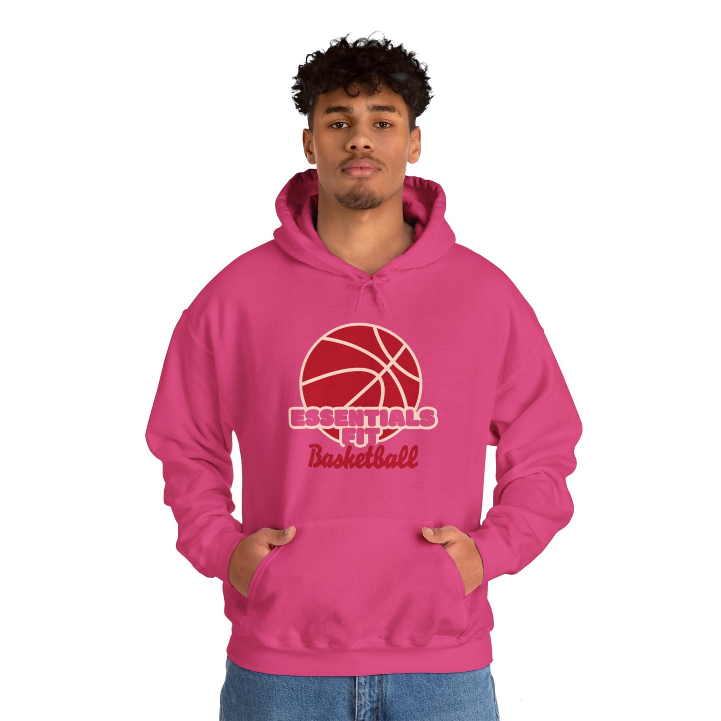 essentials fit basketball hoodie