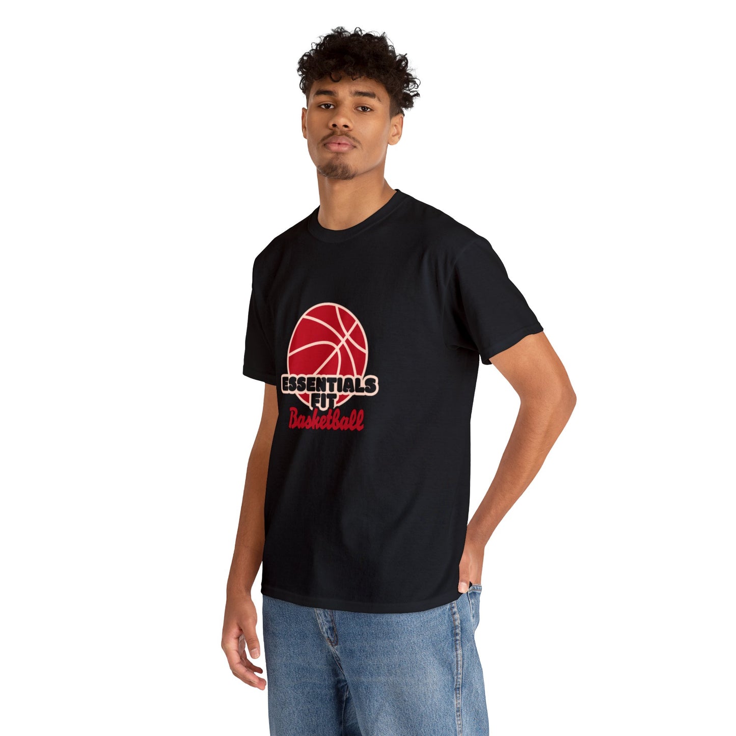 essentials fit basketball tee