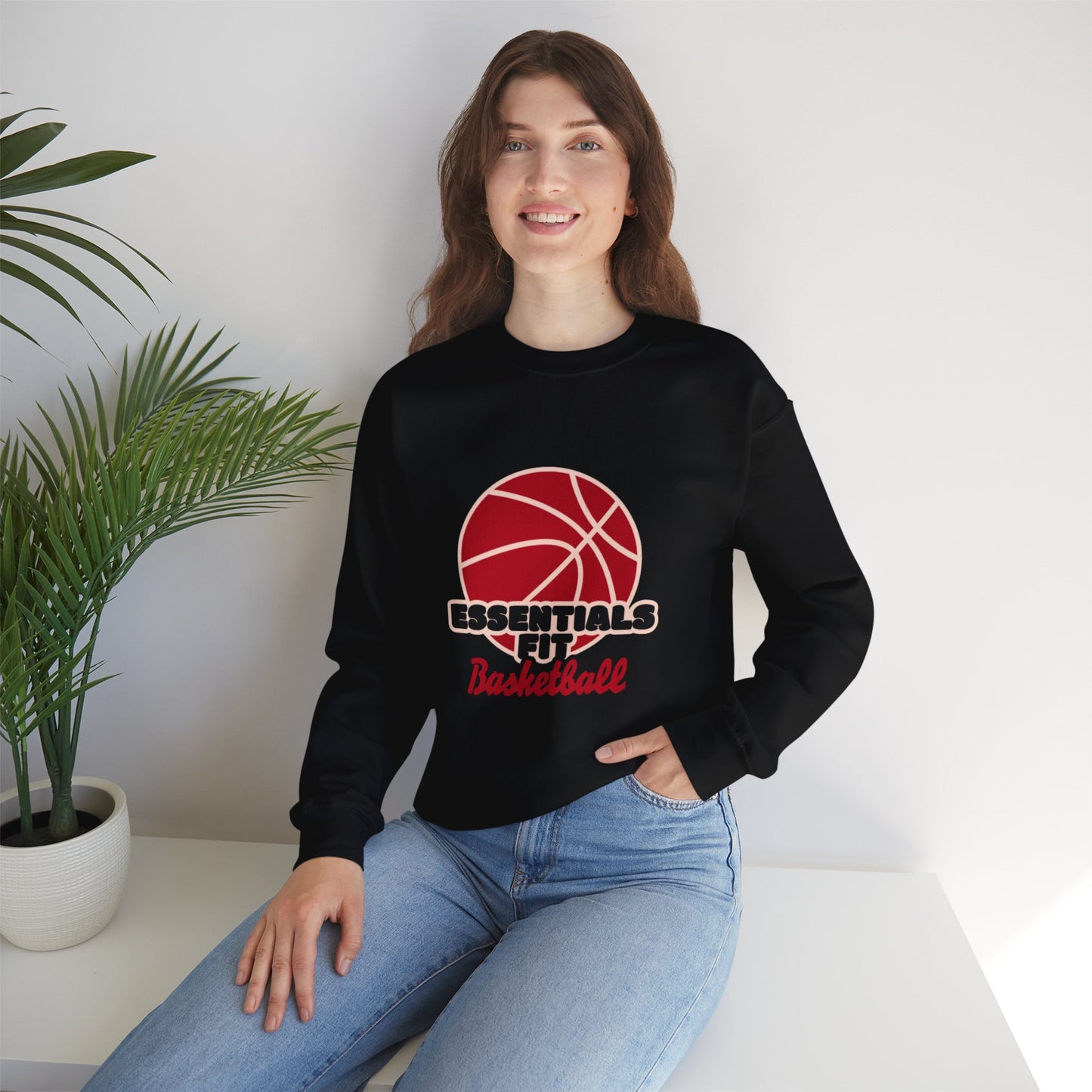 essentials fit basketball sweatshirt