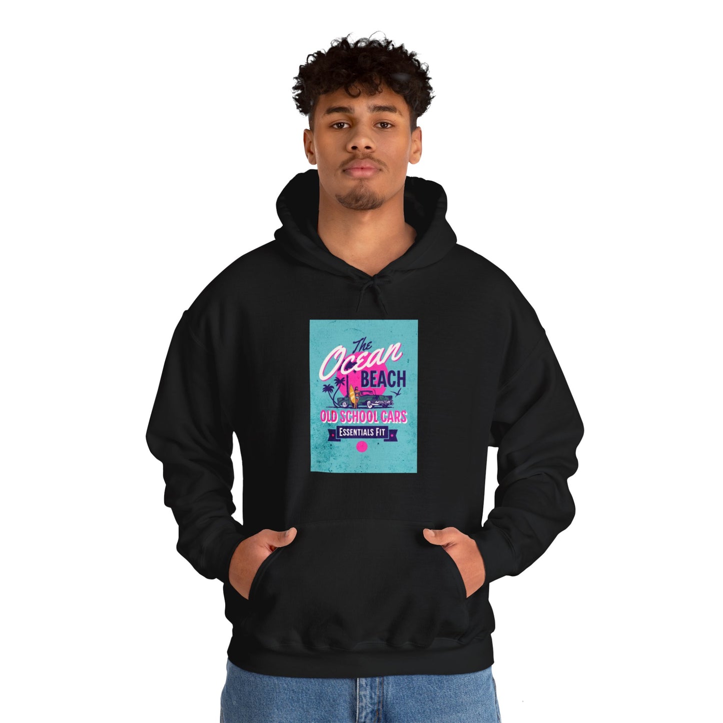 essentials fit ocean beach hoodie