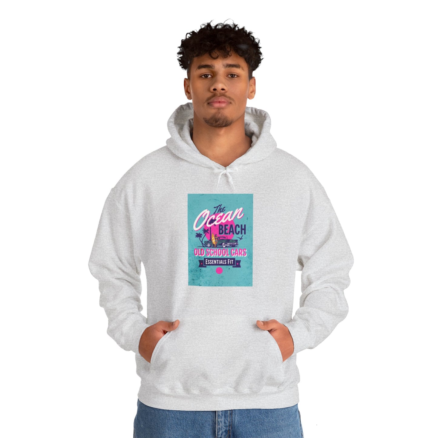 essentials fit ocean beach hoodie