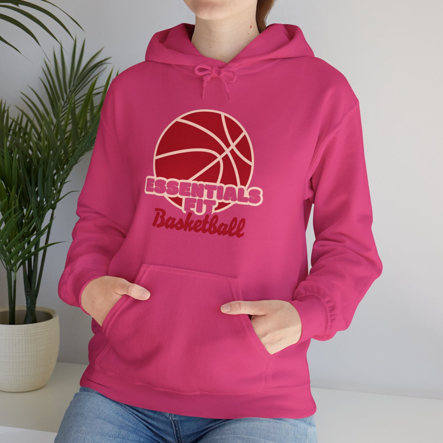 essentials fit basketball hoodie