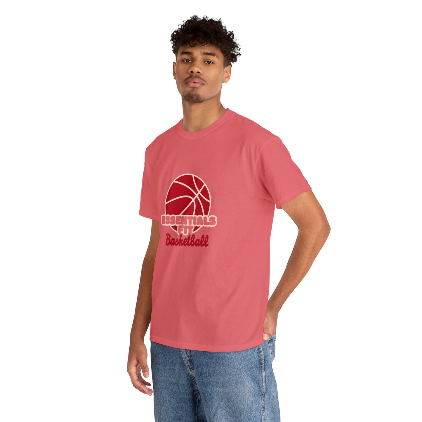 essentials fit basketball tee