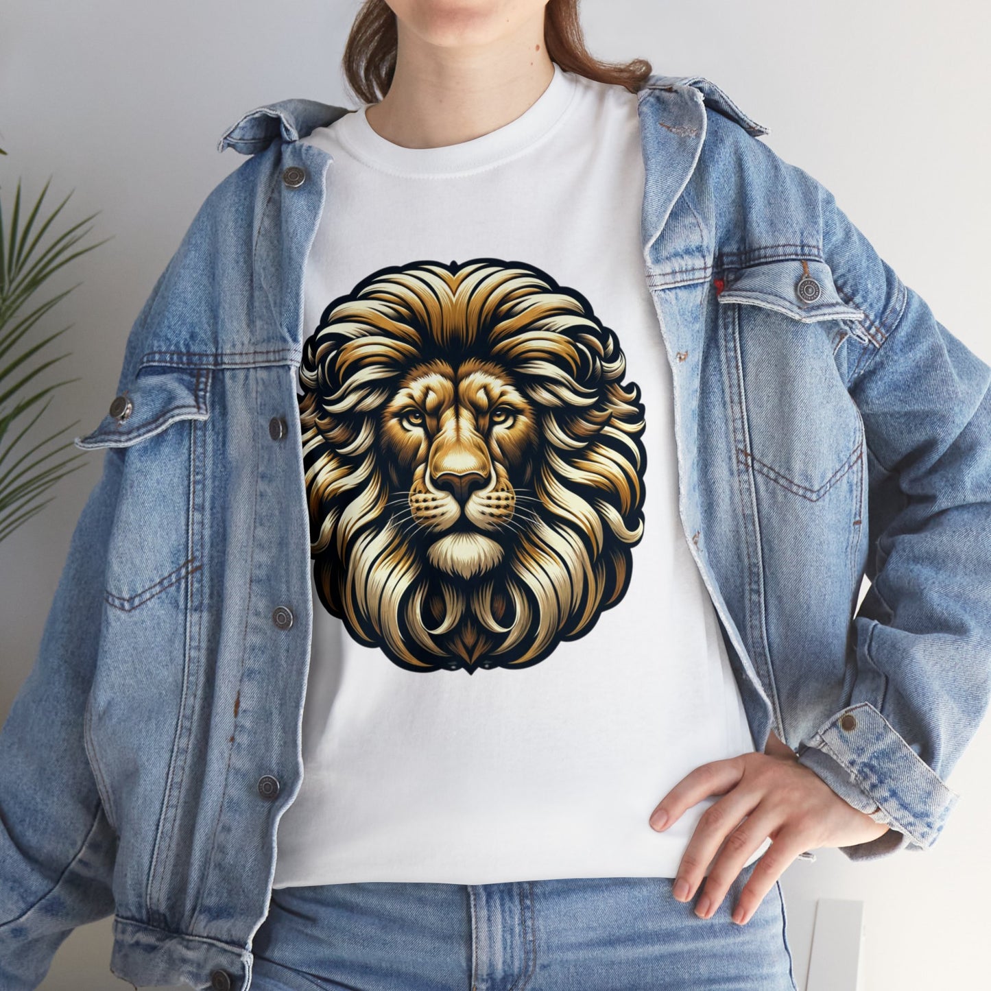 essentials fit lion tee