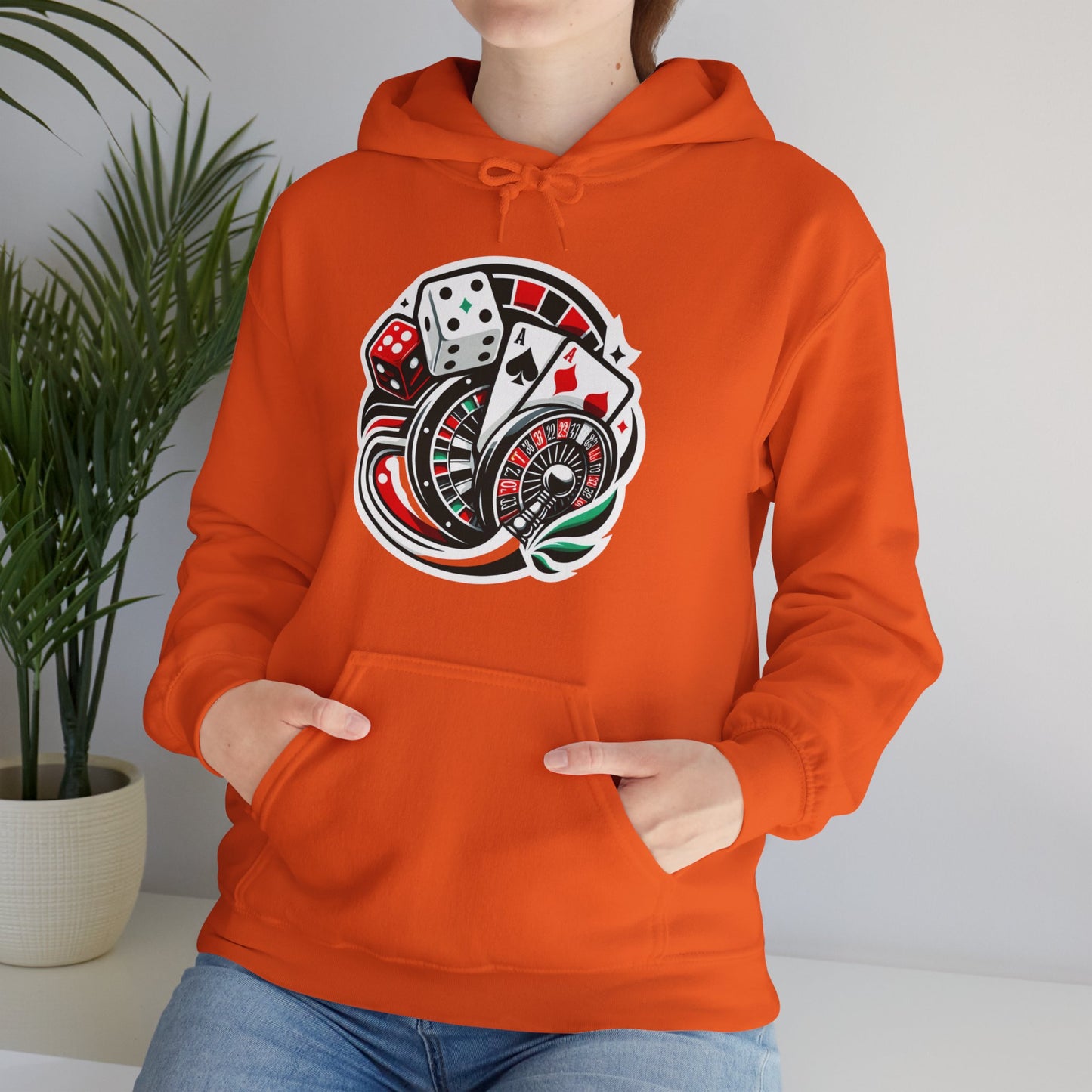 essentials fit gambling hoodie