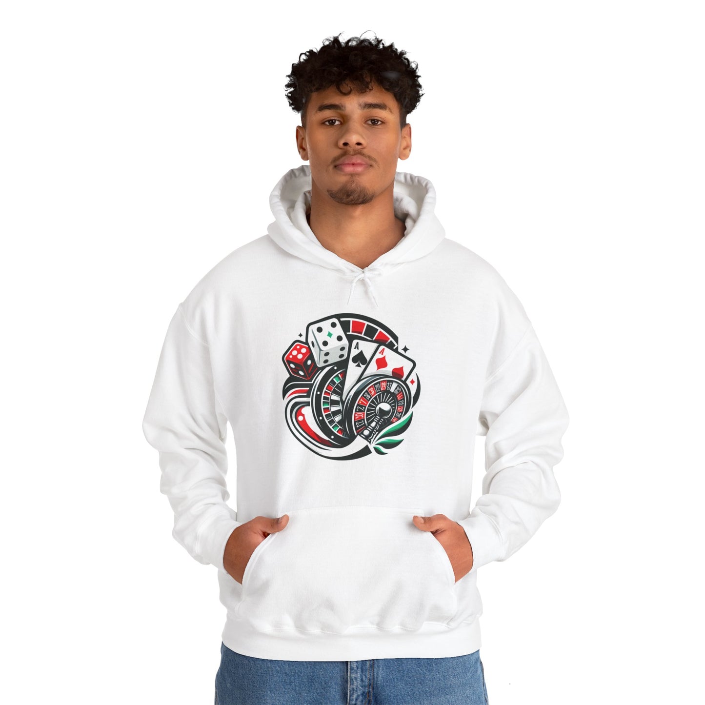 essentials fit gambling hoodie