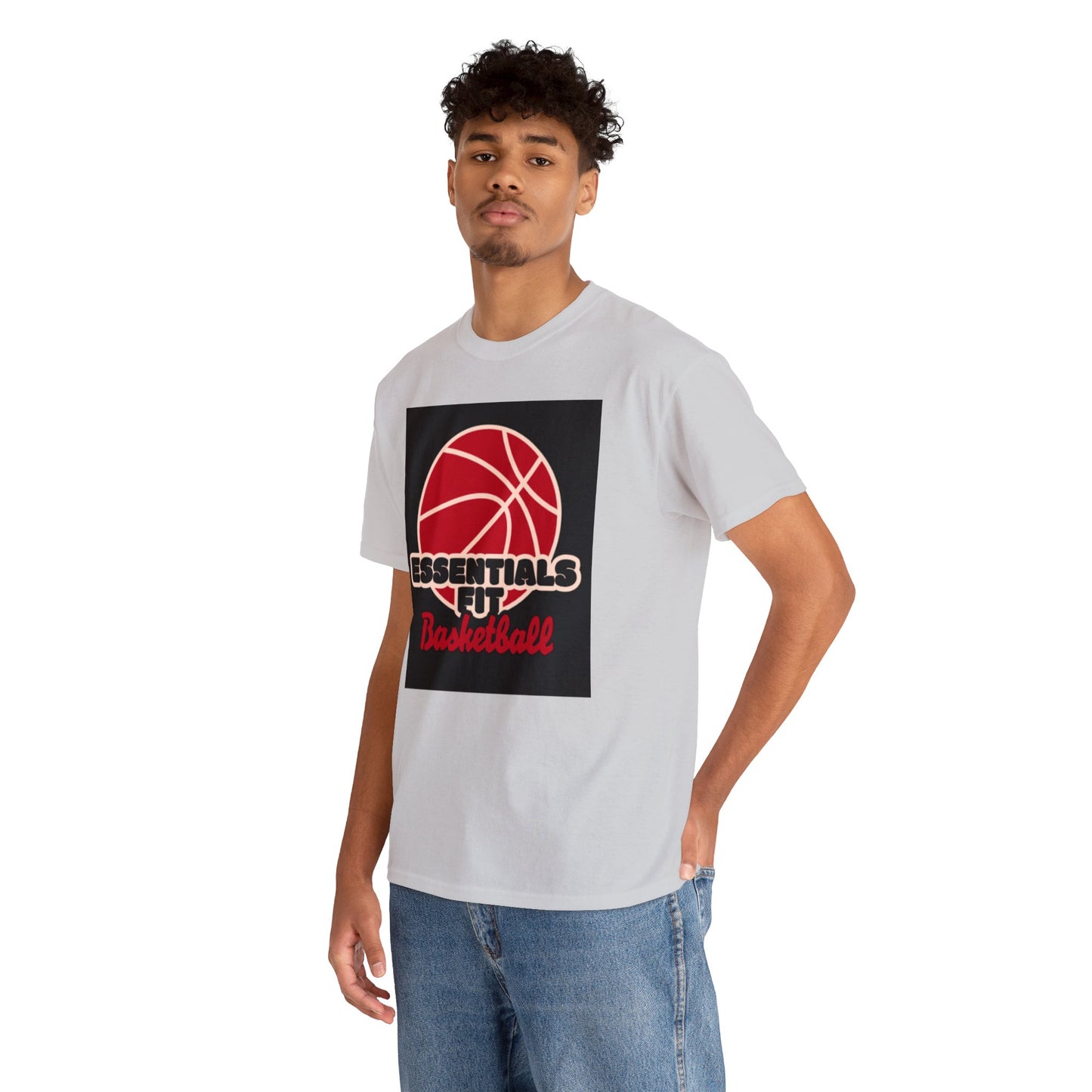 essentials fit basketball tee