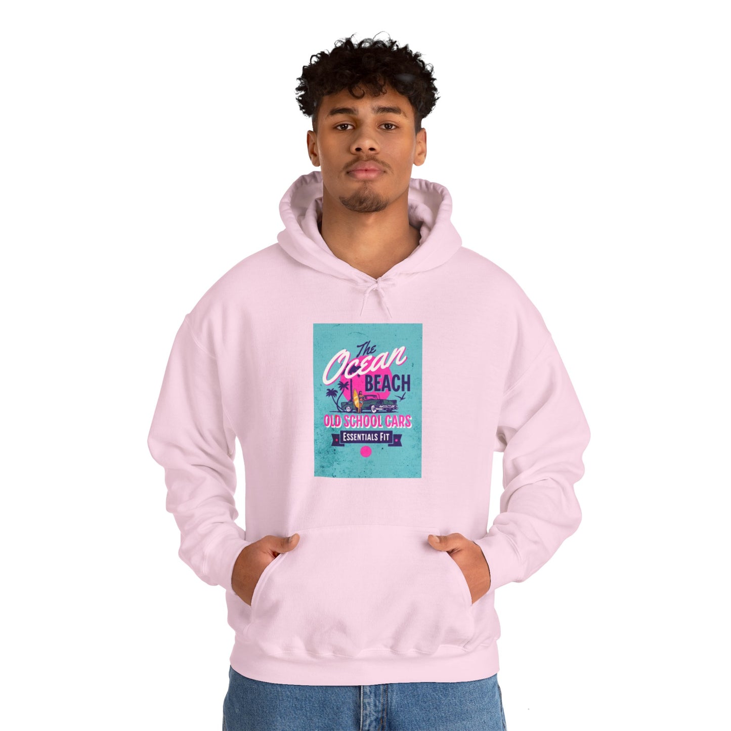 essentials fit ocean beach hoodie